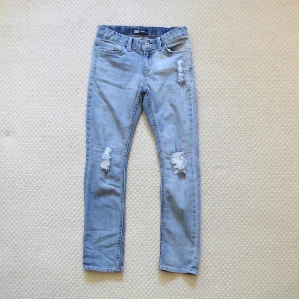 Levi's Boyfriend Distressed Jeans Girls Sz 10 EUC